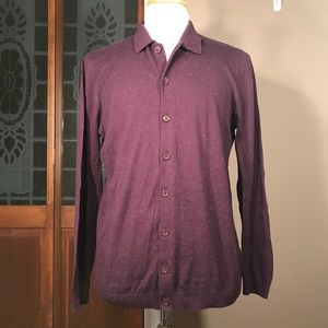 ASOS Speckled Polo Neck Cardigan